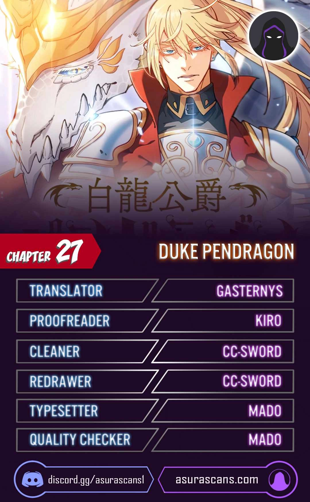 White Dragon Duke: Pendragon Chapter 27 1